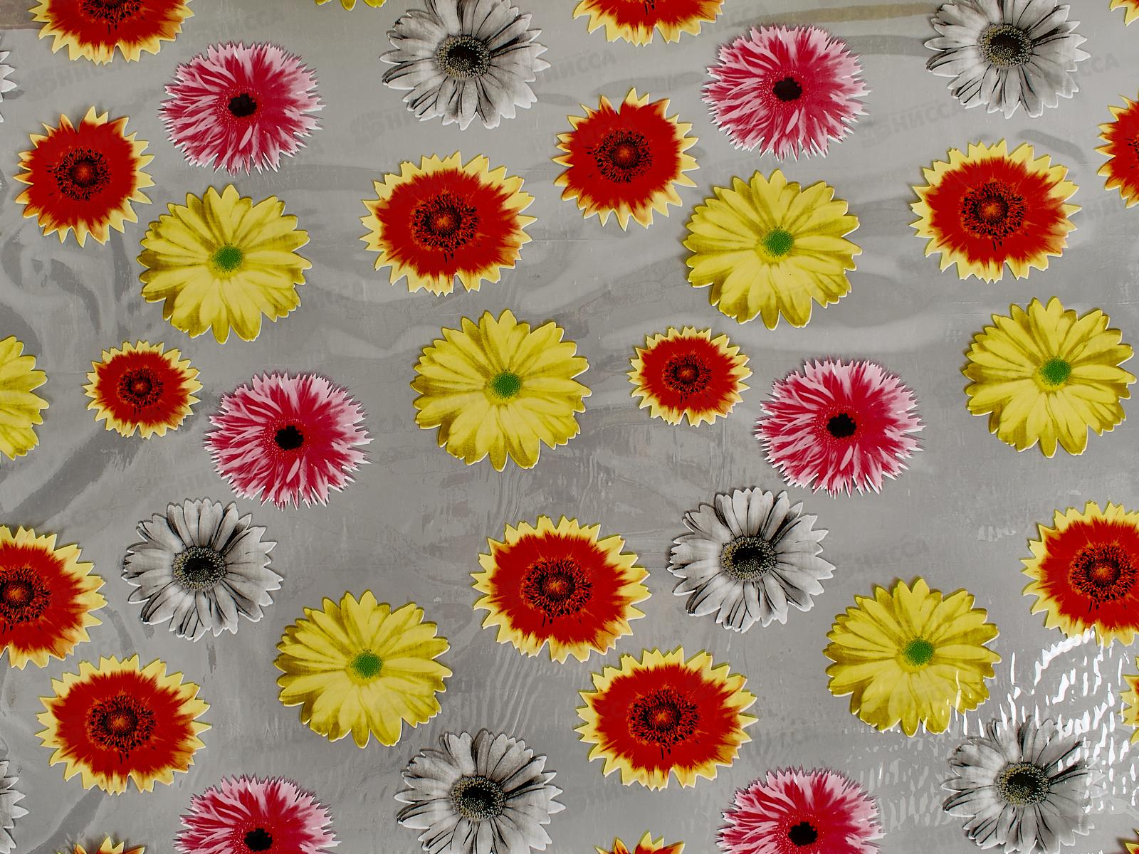 Клеенка прозрачная MIRAGE Н190А 1,37м*010мм*25м с печатью