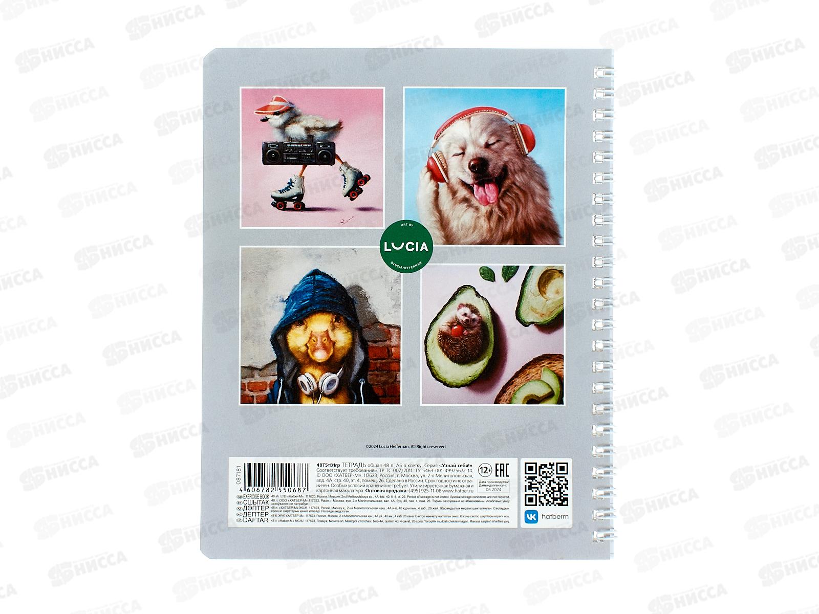 Тетрадь 48л кл. Hatber Узнай себя,087181*4/96