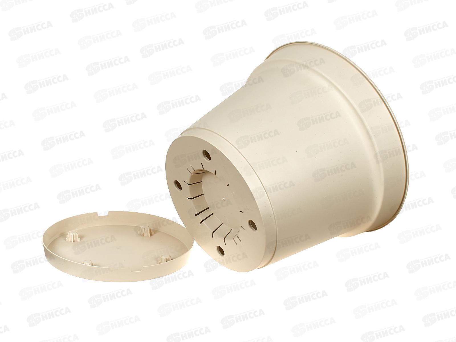 Горшок д/цв. &quotMint&quot D380мм 20л с/п Св-бежевый 221612325/01