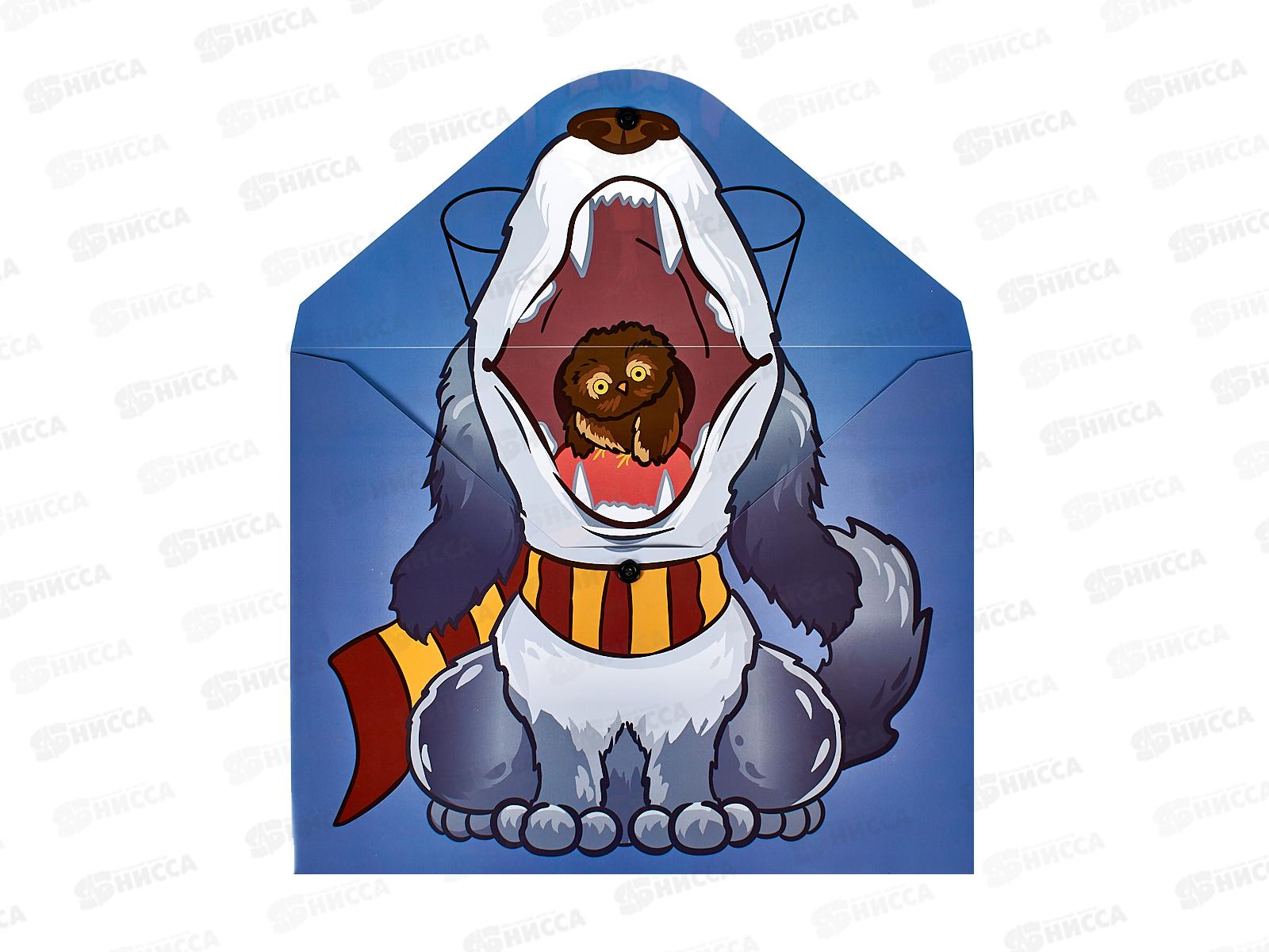 Папка с кноп. Centrum А4 Пес,74968 *10