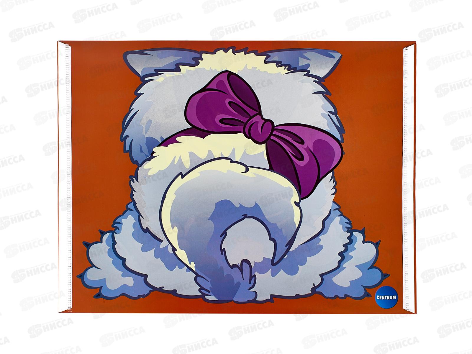 Папка с кноп. Centrum А4 Кот с рыбкой,75701 *10