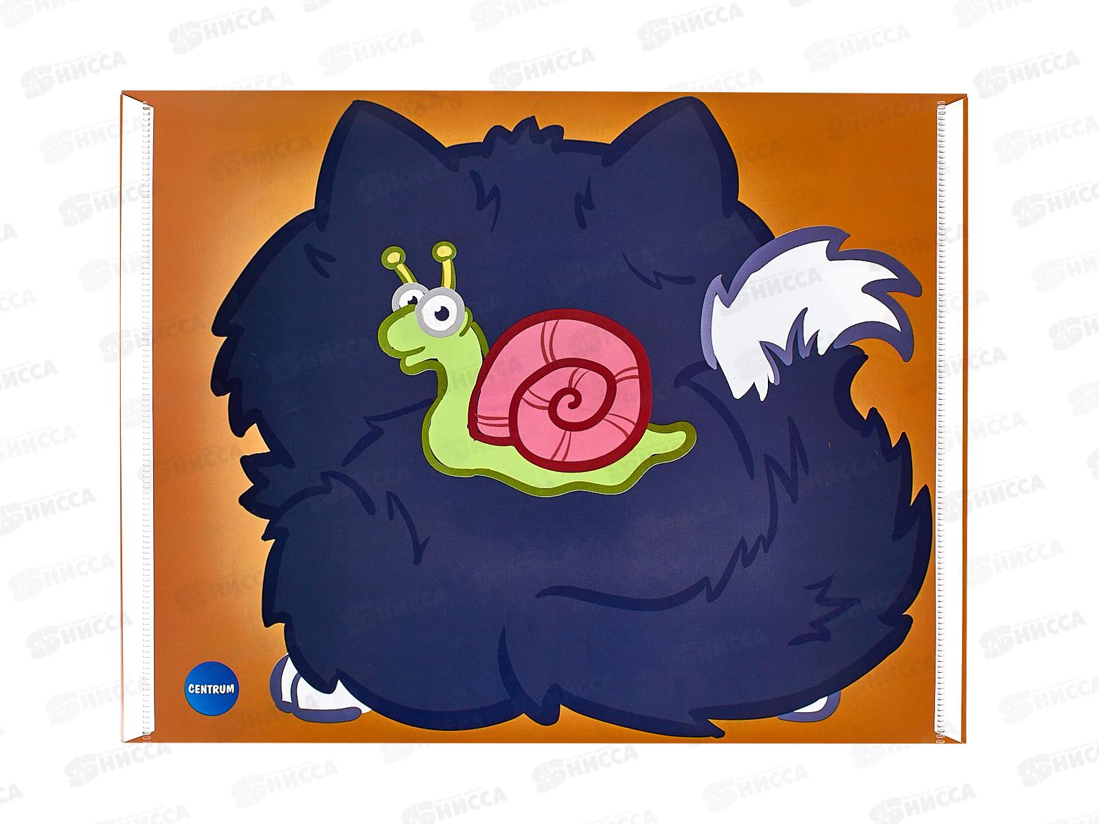 Папка с кноп. Centrum А4 Кот с лягушкой,75702 *20