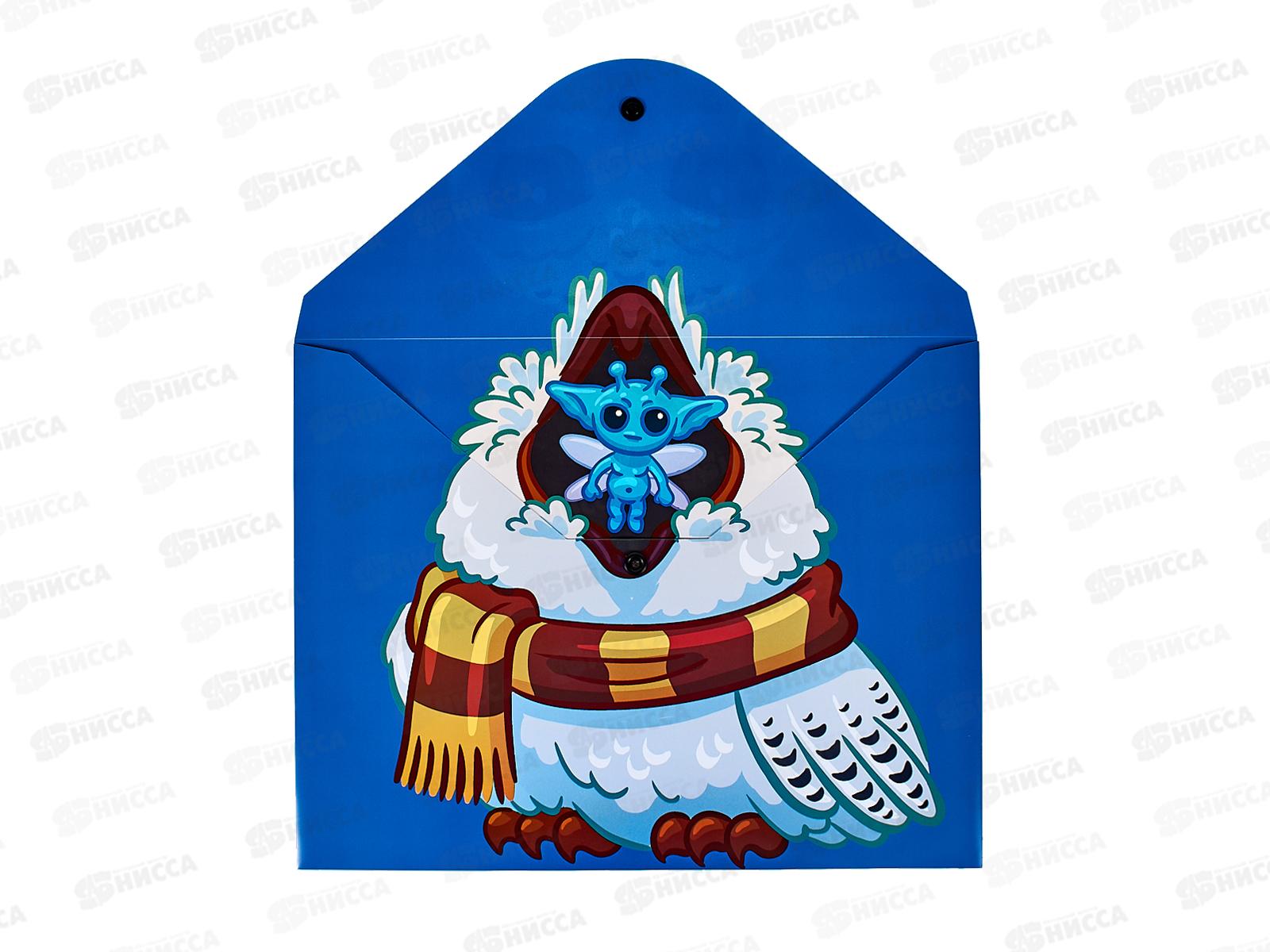 Папка с кноп. Centrum А4 Сова,75708 *10