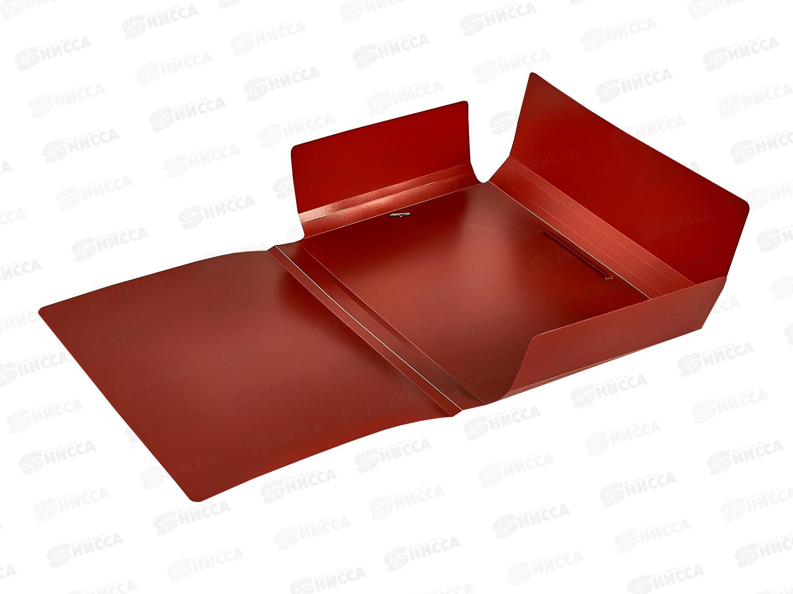 Папка на рез. Informat  А4 33мм красн.,пластик 500мкм NP6750R *25