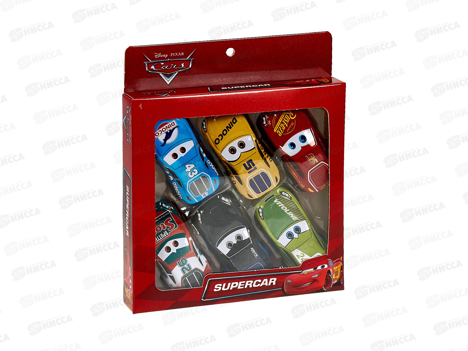 Машина &quotТЕХНОПАРК&quot металлическая ROAD RACING, 7см 6шт RR-SET-2360610-R,382352