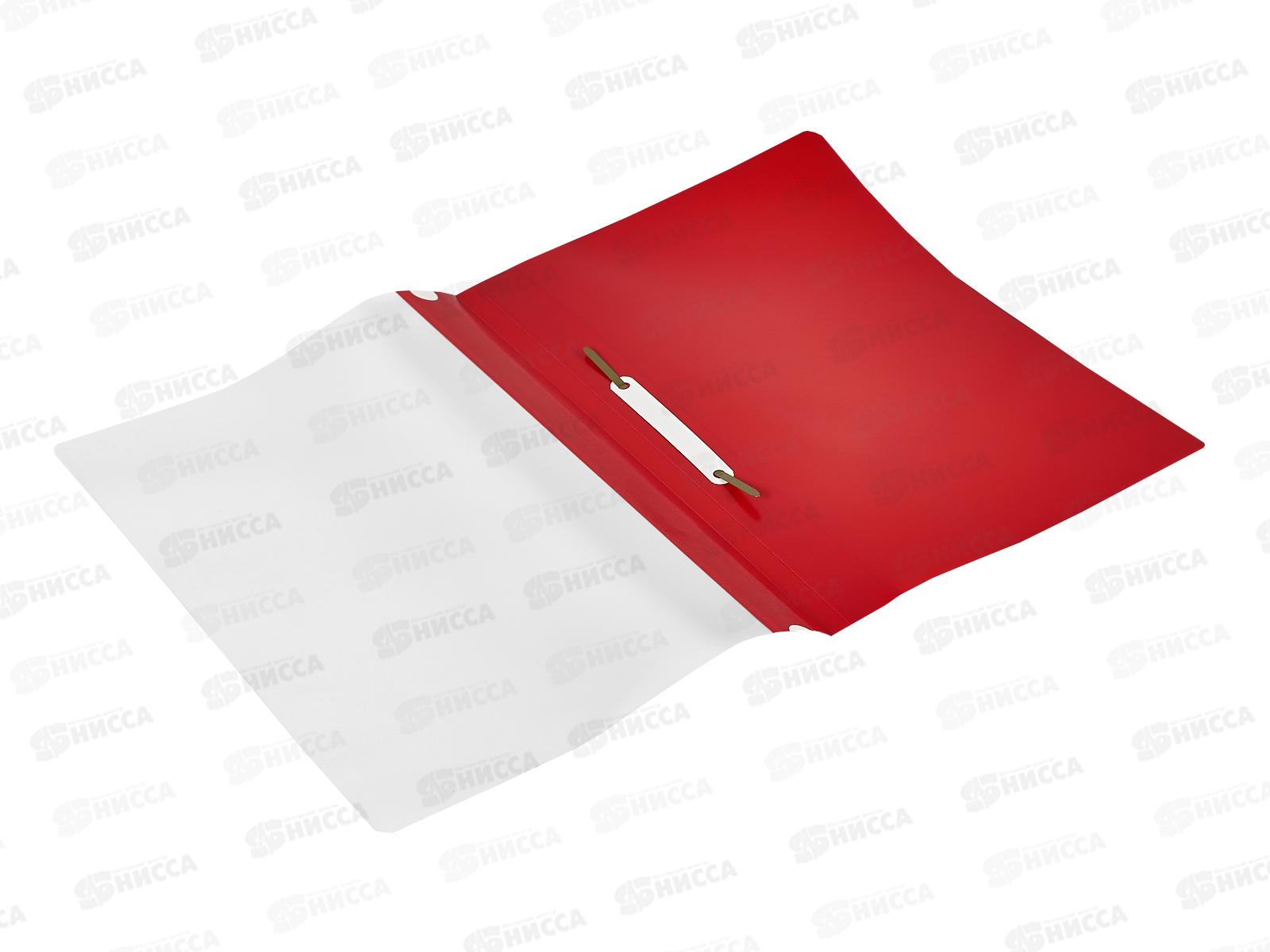 Скоросшиватель inФОРМАТ А4 красный 180мкм, TC4018R *25/400