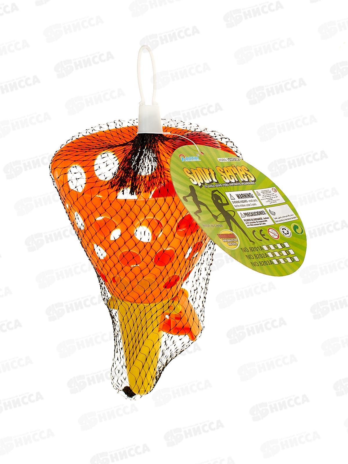 Игра ловушка с шариком большая 17см, 49810 в сетке