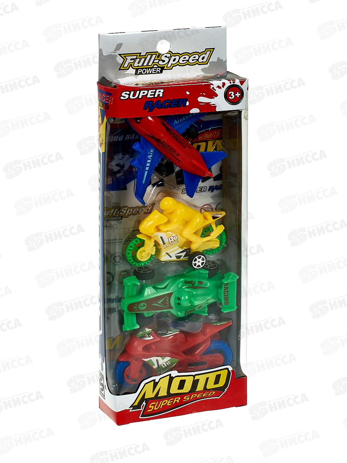 Набор техники 4шт цветной, 49858 в коробке