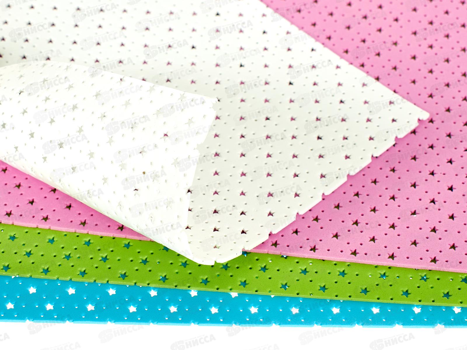 Фоамиран  Апплика декорат А4 4л 4цв Звездочки С3519-04