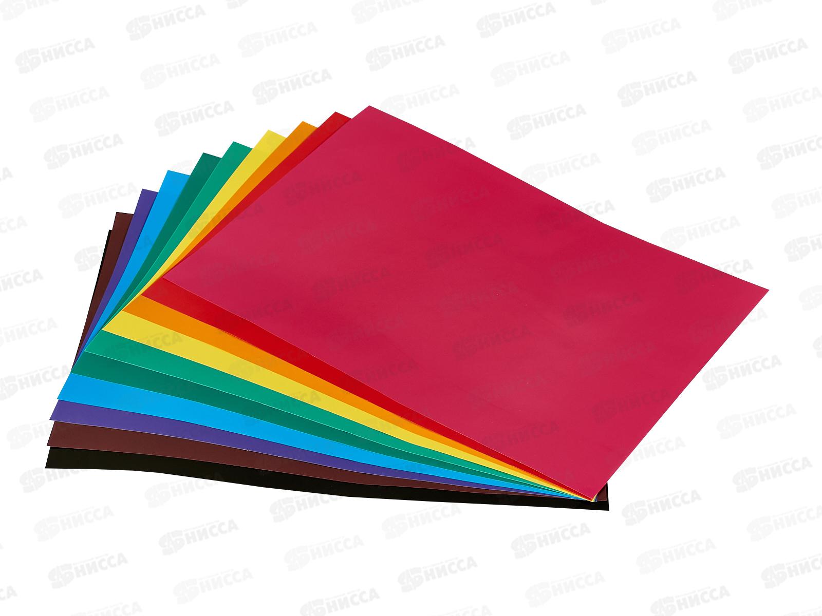 Цветная бум.  10л 10цв Апплика Яркая абстракция С0278-02