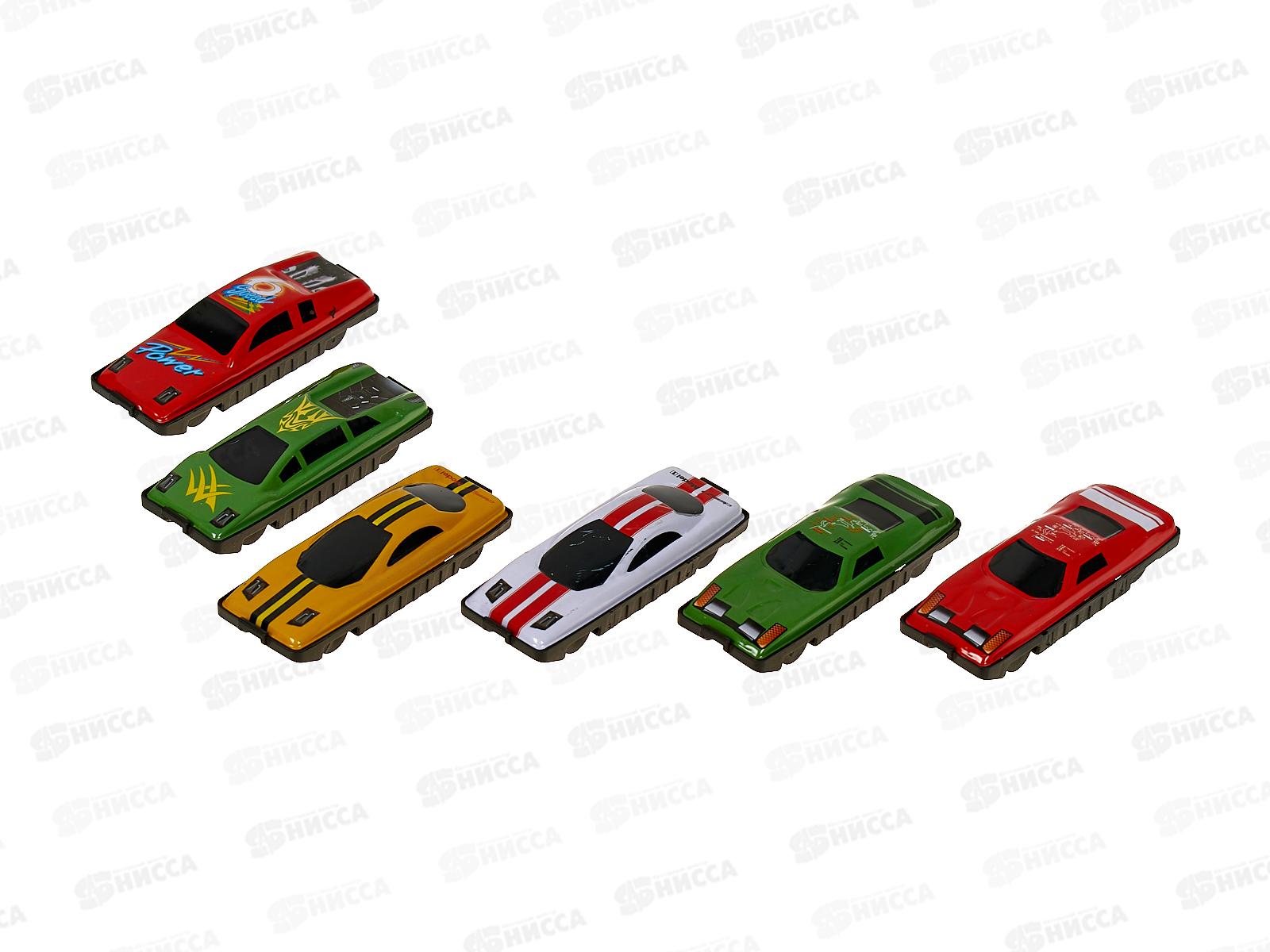 Набор машин №XL806, 6шт, металл, коробка 22*12*2,3