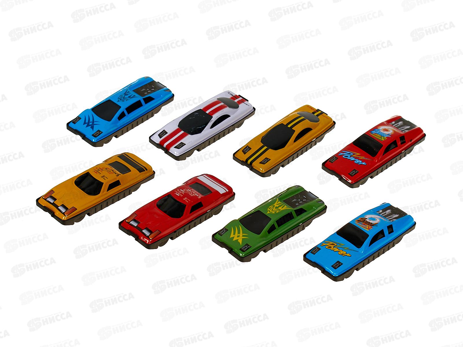 Набор машин №XL808, 8шт, металл, коробка 20*16*2,3