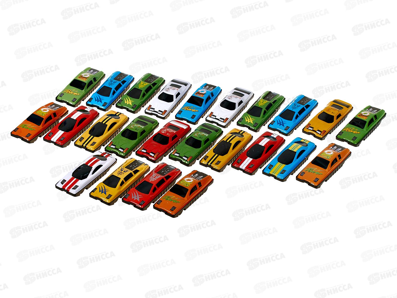 Набор машин №XL824, 24шт, металл, коробка 42*25*3