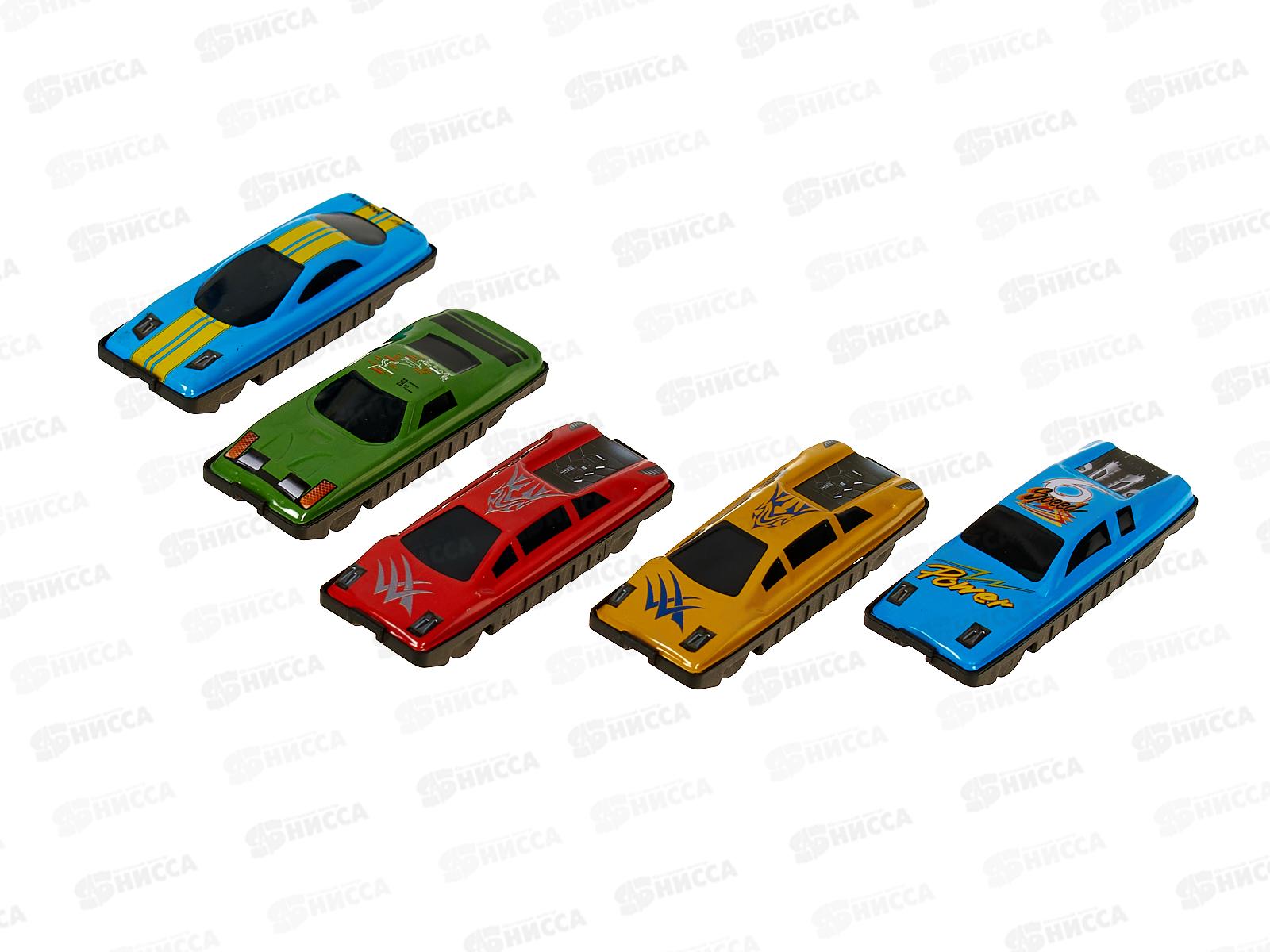 Набор машин №XL855, 5шт, металл, коробка 21*17*2