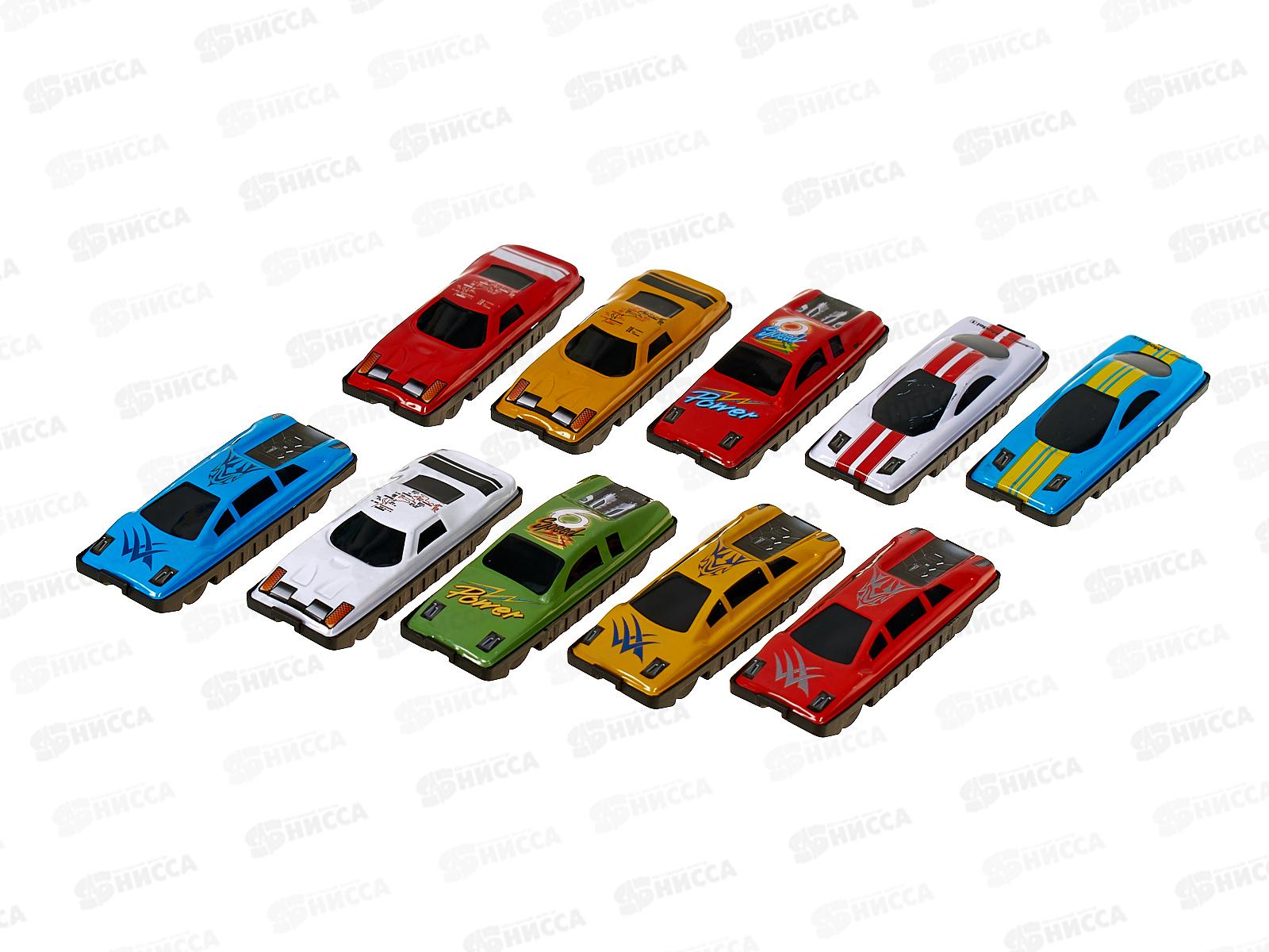 Набор машин №XL860, 10шт, металл, коробка 21*17*2