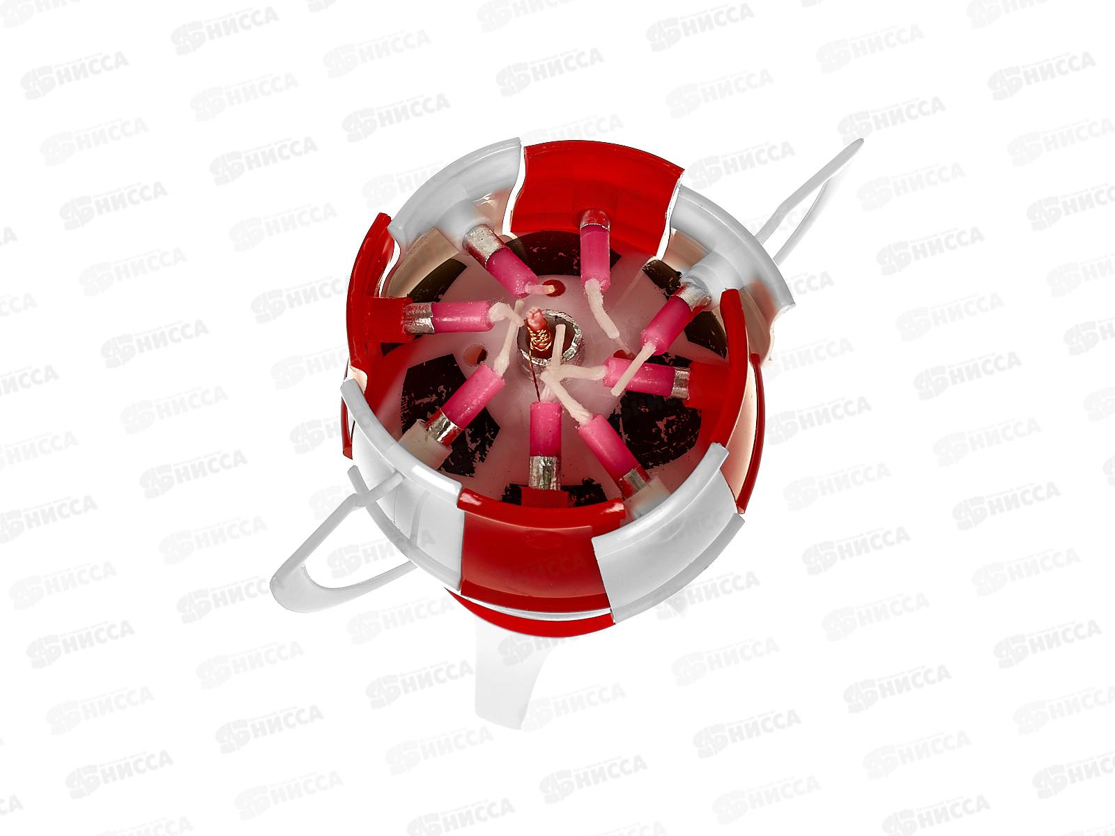 Свечи д/торта &quotКубок&quot 8шт раскр цветок красный 112-305