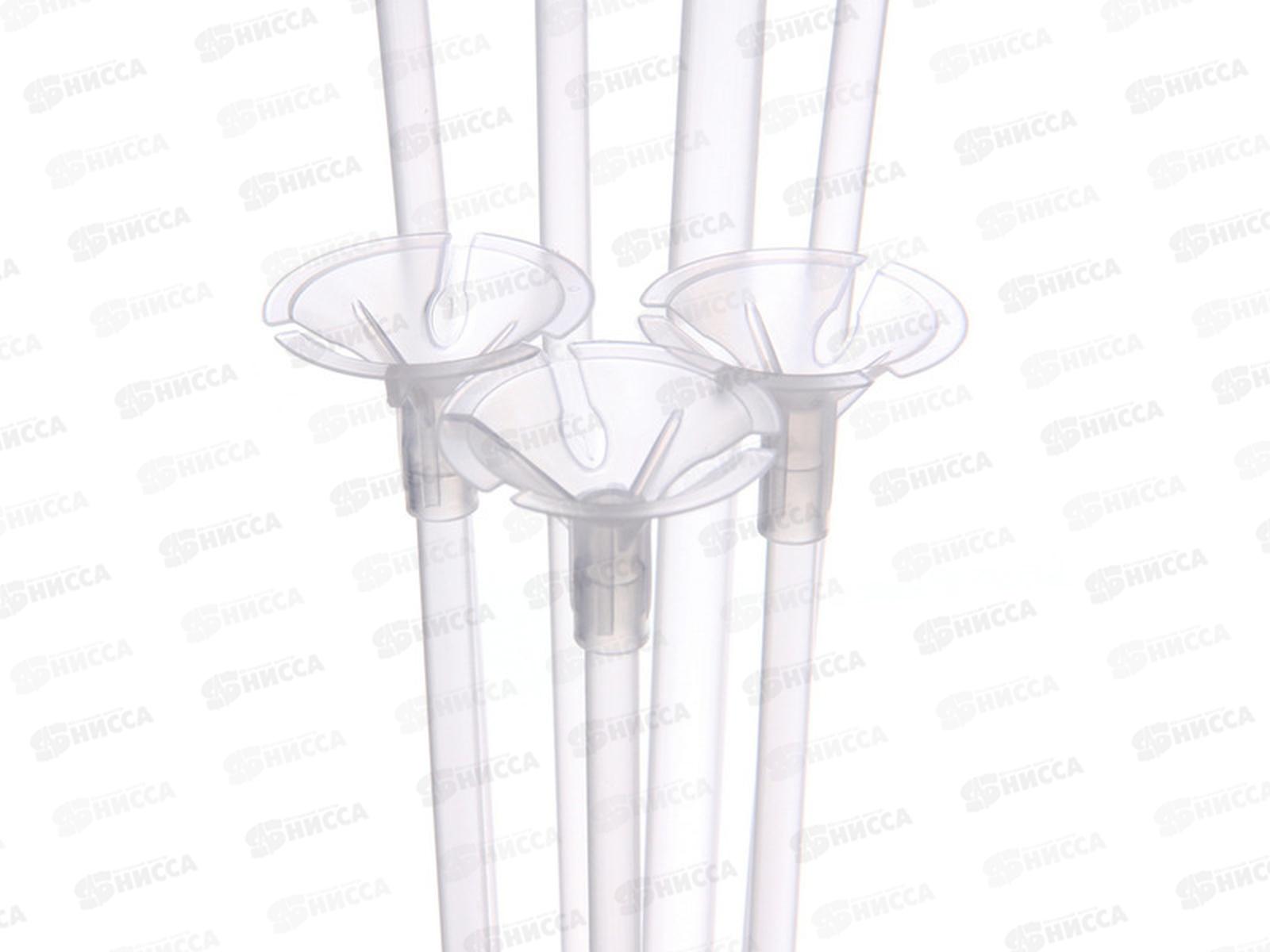 Подставка для шаров &quotЦветок 1&quot 7 палочек 67*35*55см прозр 548-123