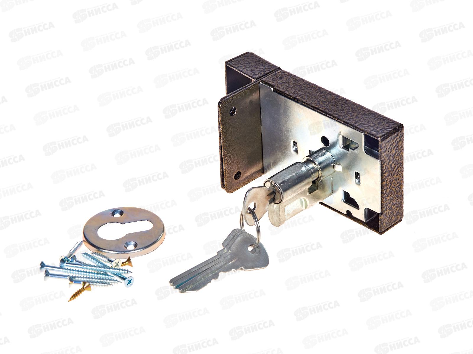 Замок накладной 3Н1 бронза SAZAR *15 326409