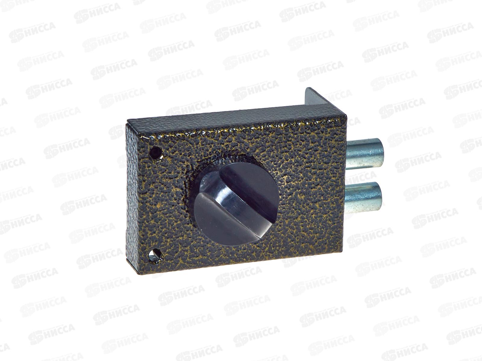 Замок накладной 3Н1 2ригеля бронза SAZAR *15 326413