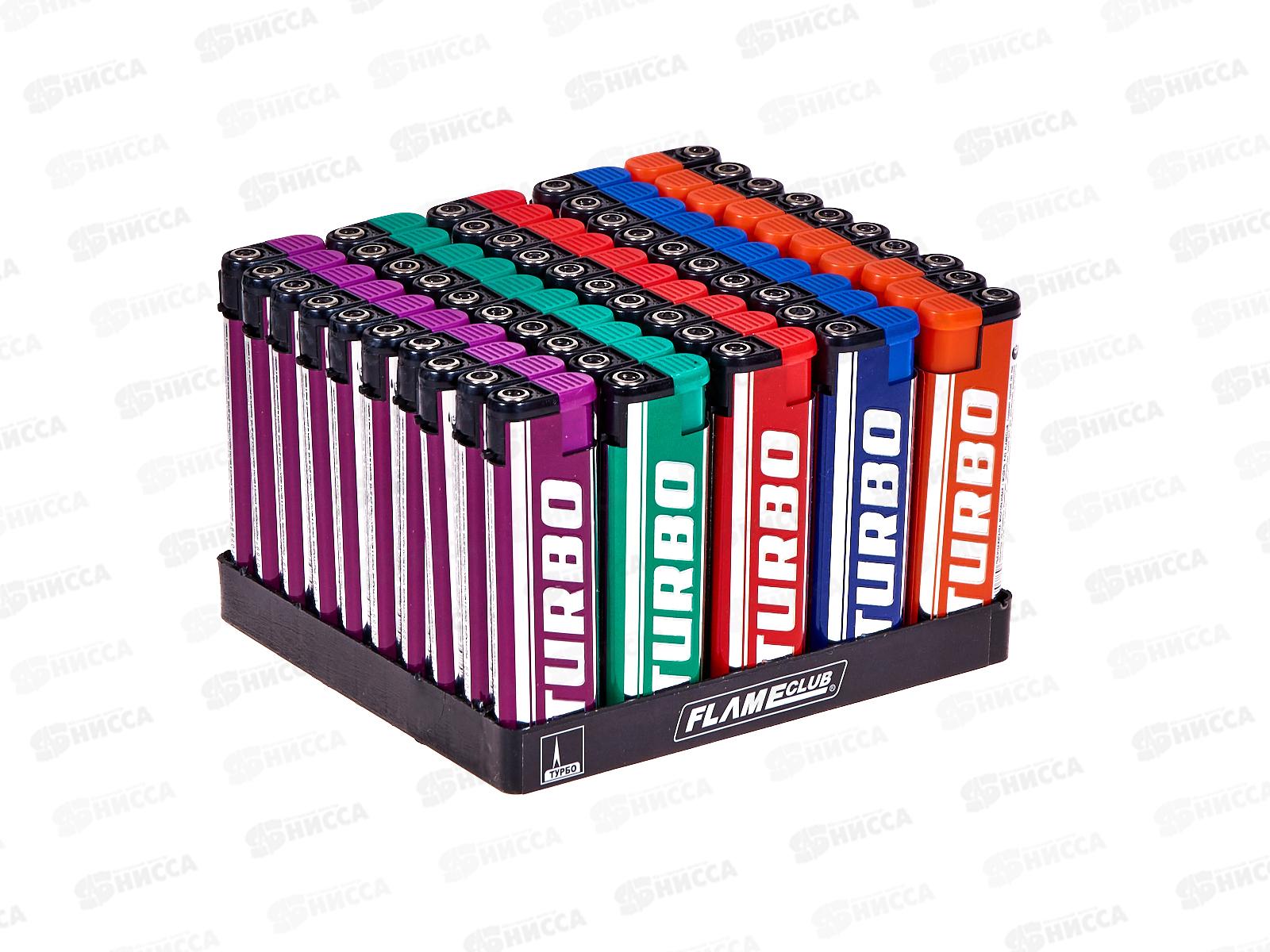 Зажигалка Flameclub P-03 TURBO 1 многоразовая 13901 *50
