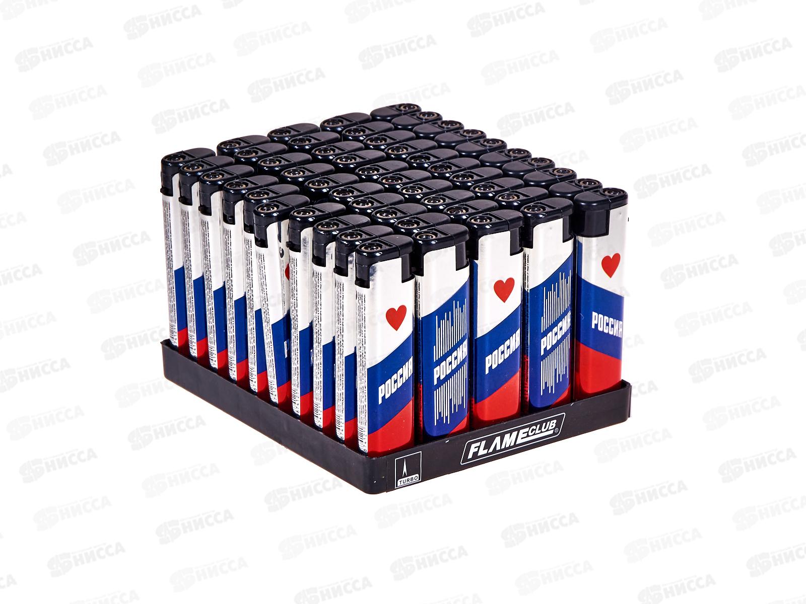 Зажигалка Flameclub P-03 TURBO METAL RUSSIA 17720 *50