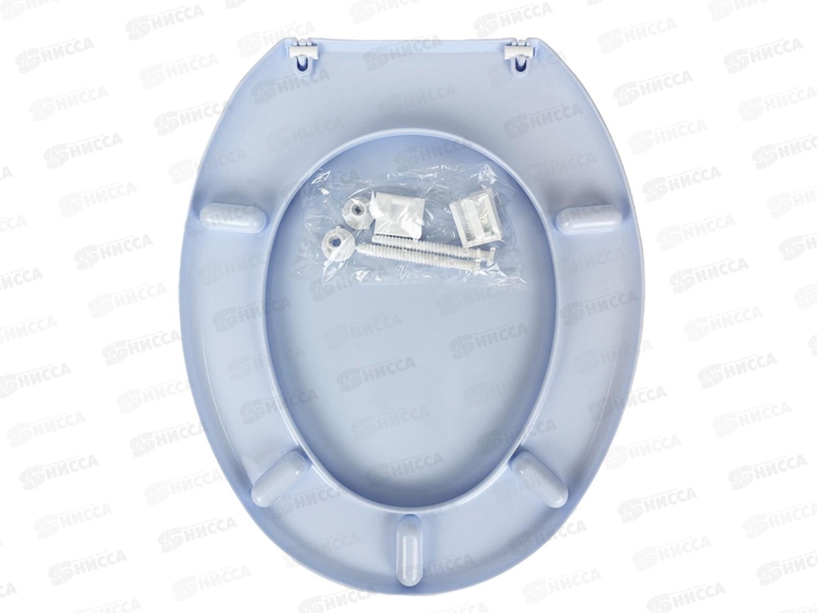 Сиденье на унитаз  МП голубой *10 0217