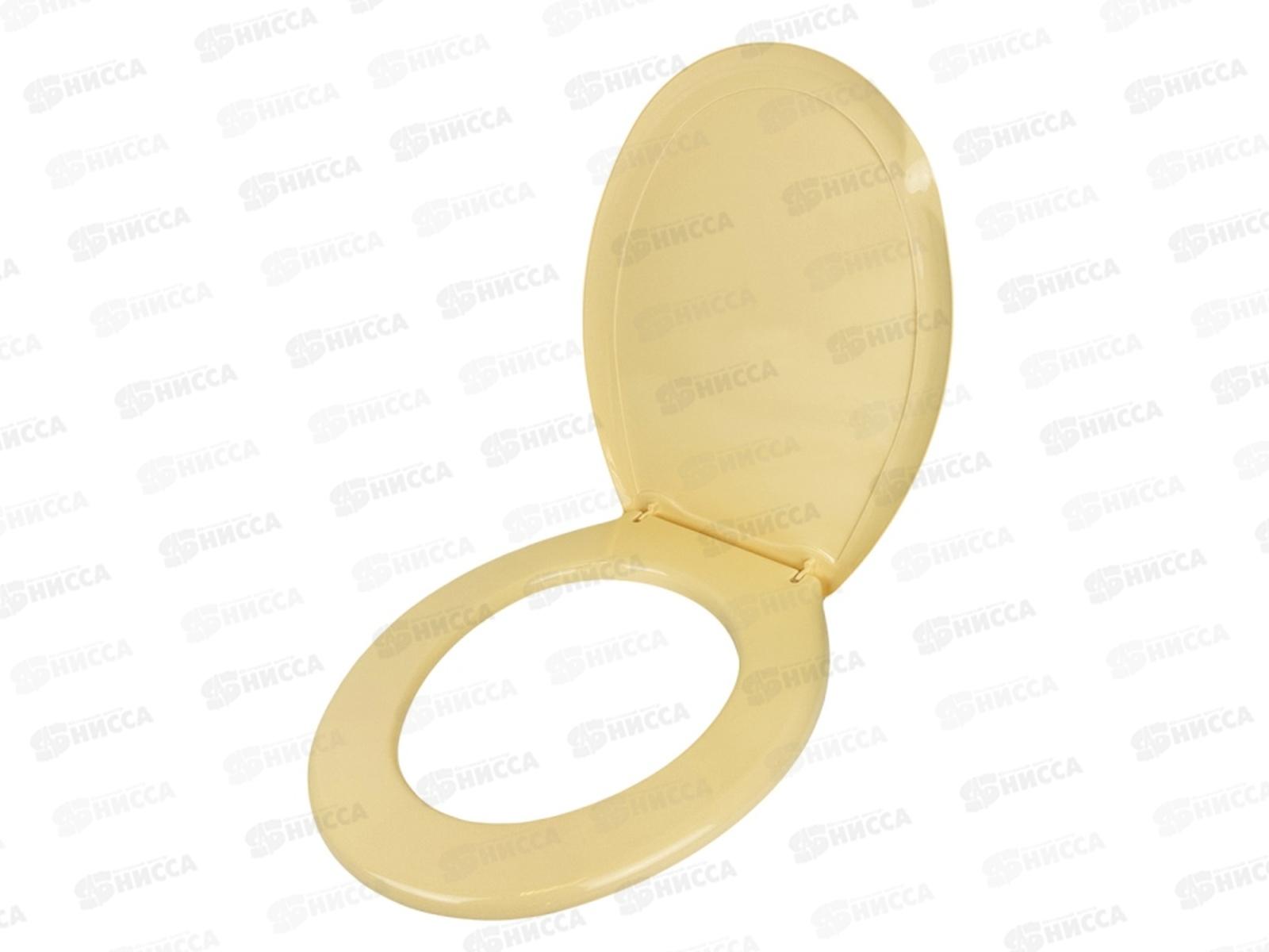 Сиденье на унитаз  МП кремовый *10 0224