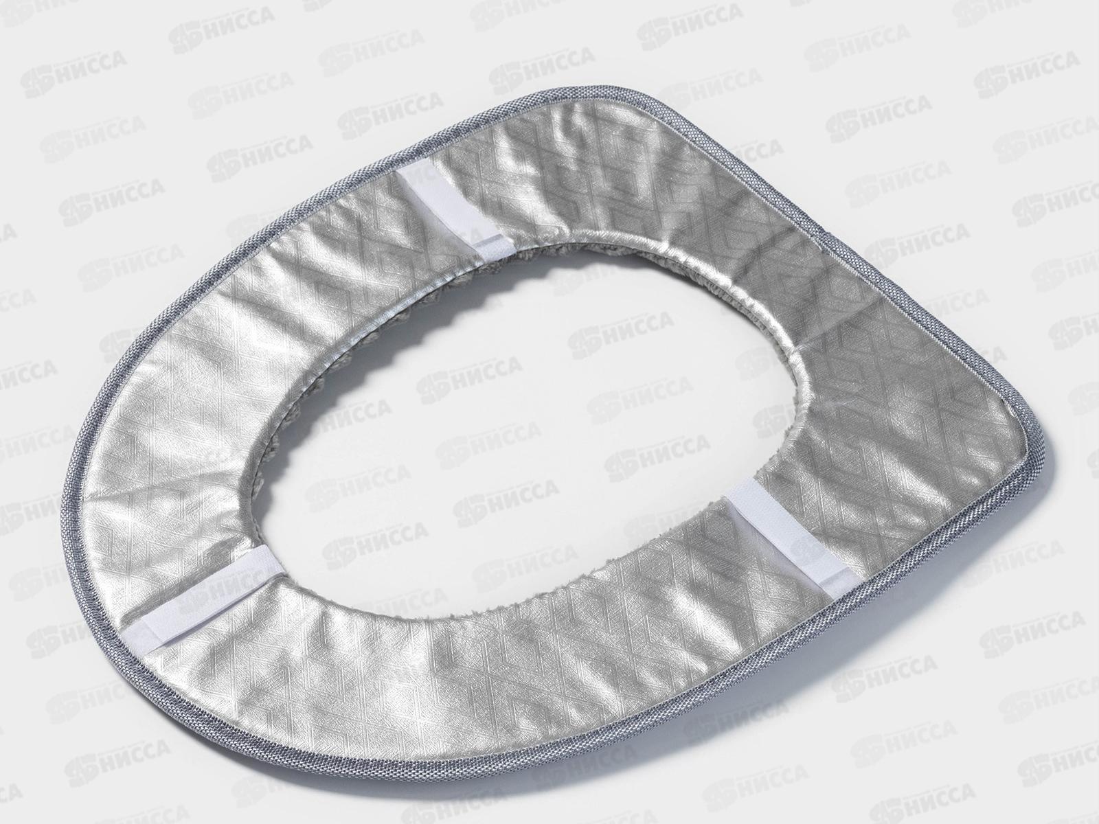 Чехол для унитаза &quotПлюша&quot на липучках микс 5445635