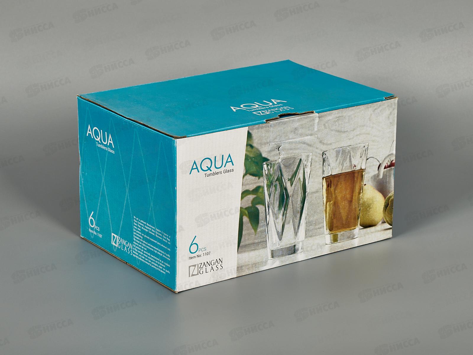 Набор стаканов 6шт AQUA, емк. 270мл, 1107