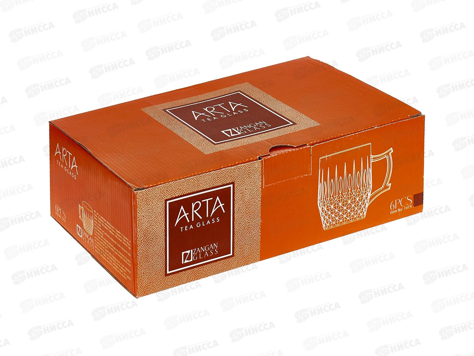 Набор кружек 6шт ARTA, емк. 200мл, 1419