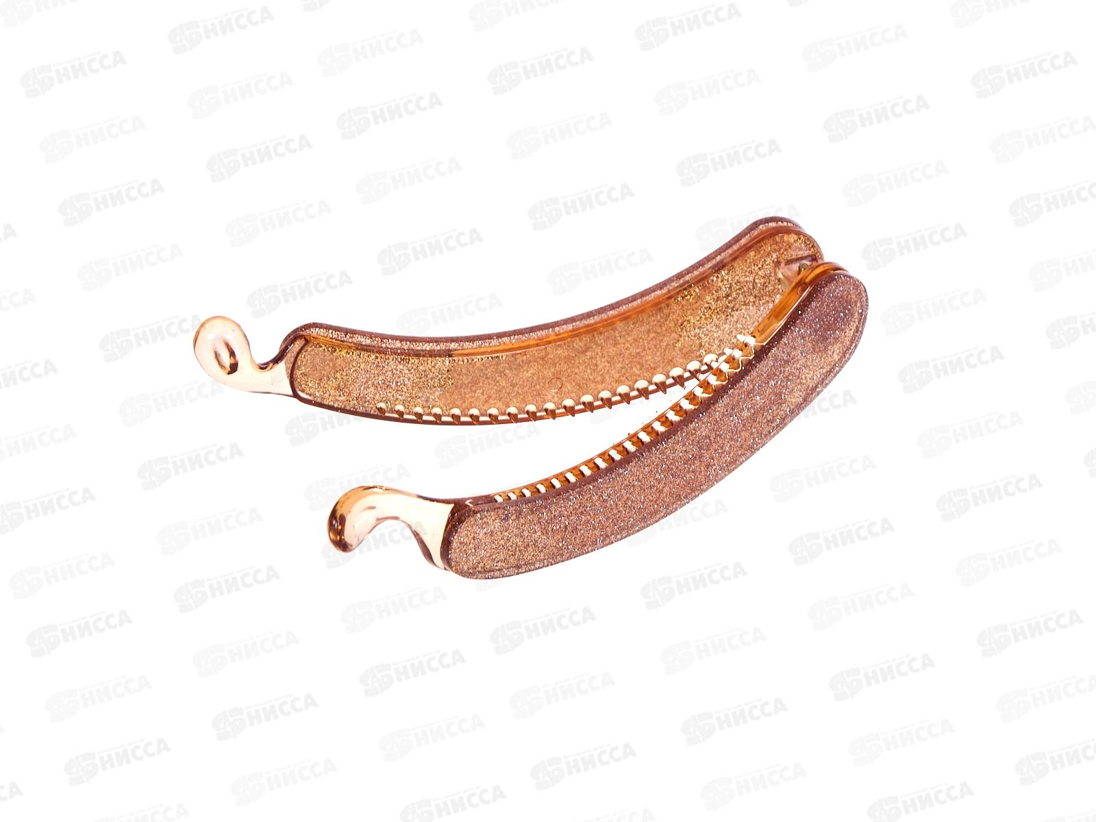 Заколка д/волос &quotБанан&quot с блестками №8546