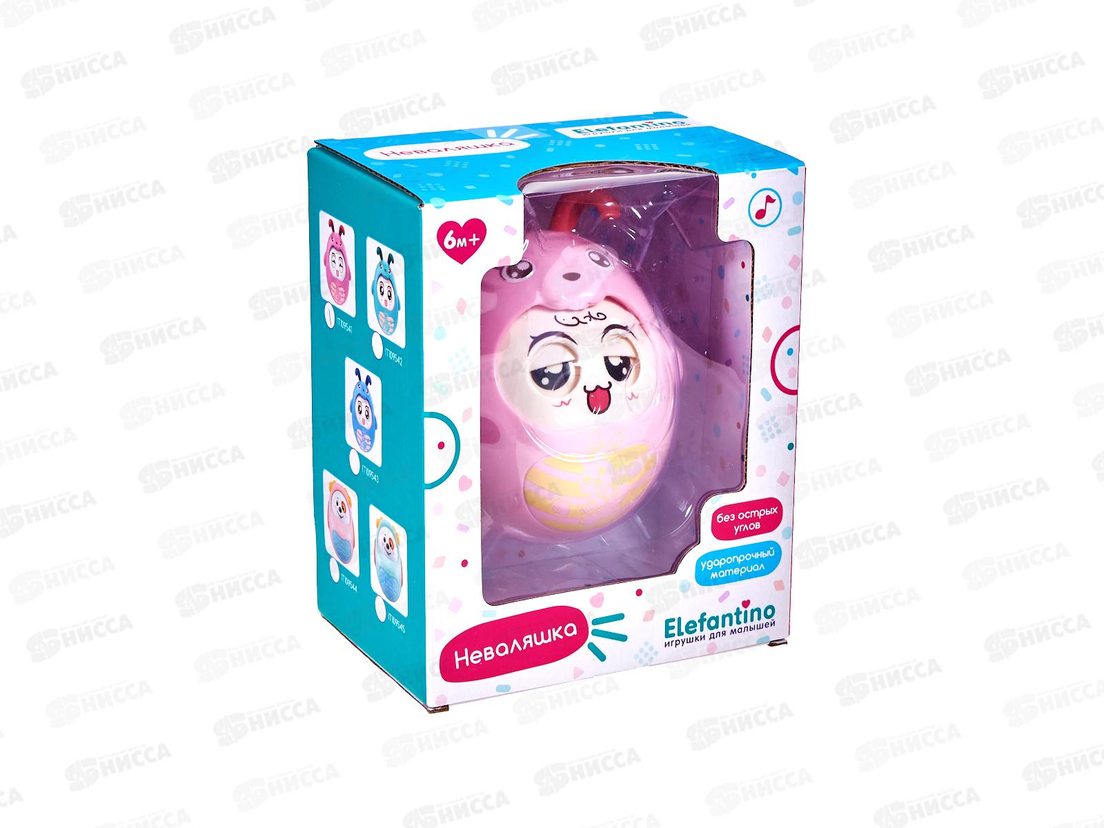 Неваляшка &quotElefantino&quot IT109541 подвижные детали, звук колокольчика