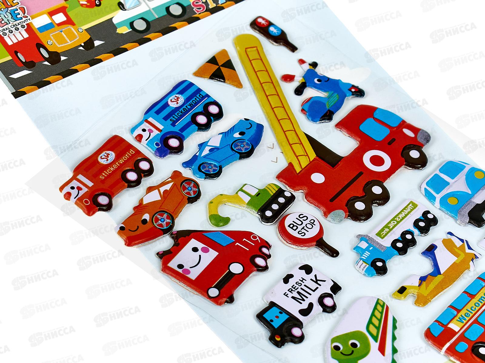 Наклейки Mazari  для мальчиков 10.5*24.5 6 дизайнов M-8587 *12