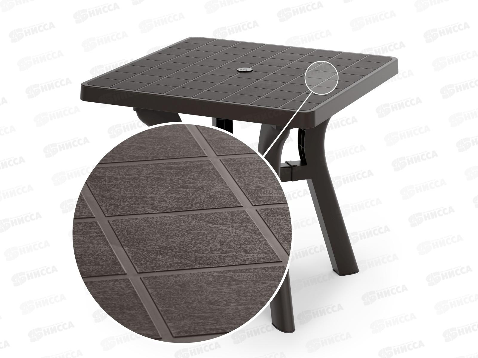 Стол &quotАтлант&quot квадратный 80см мокко М8941 *1