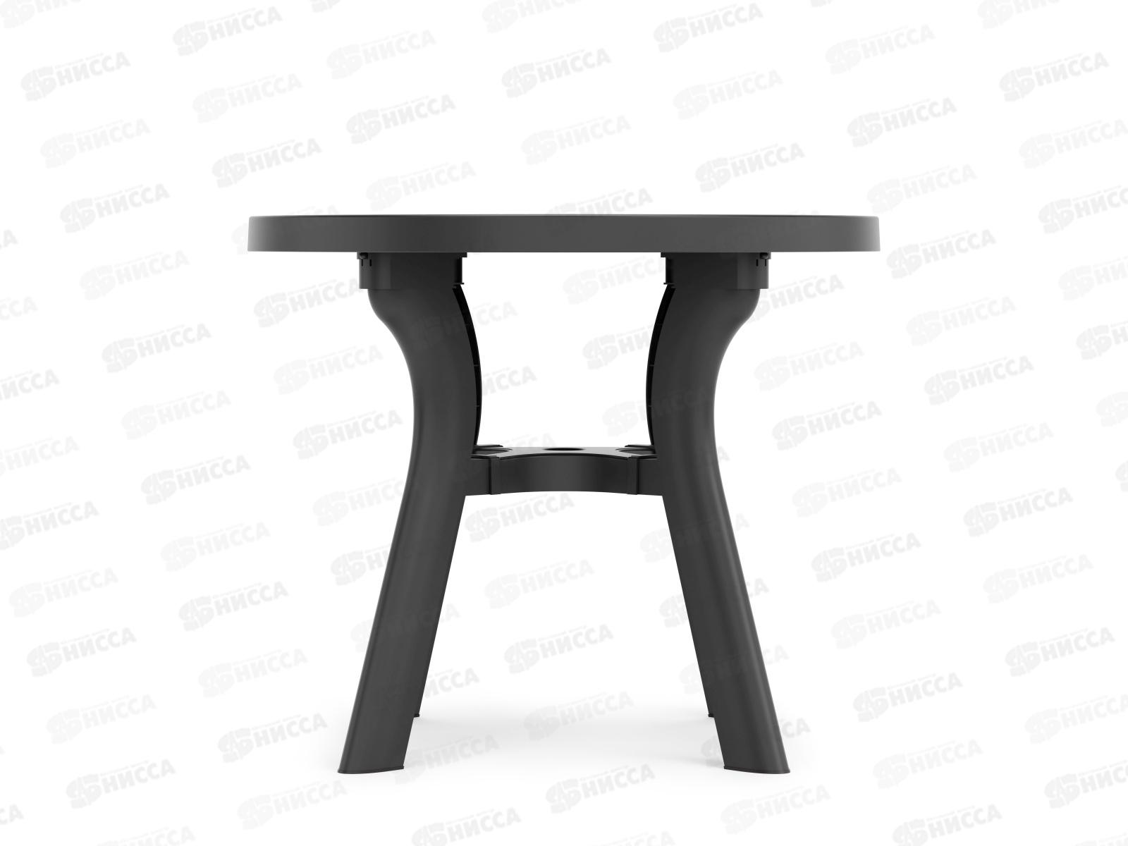 Стол &quotАтлант&quot круглый 90см графит М8820 *1