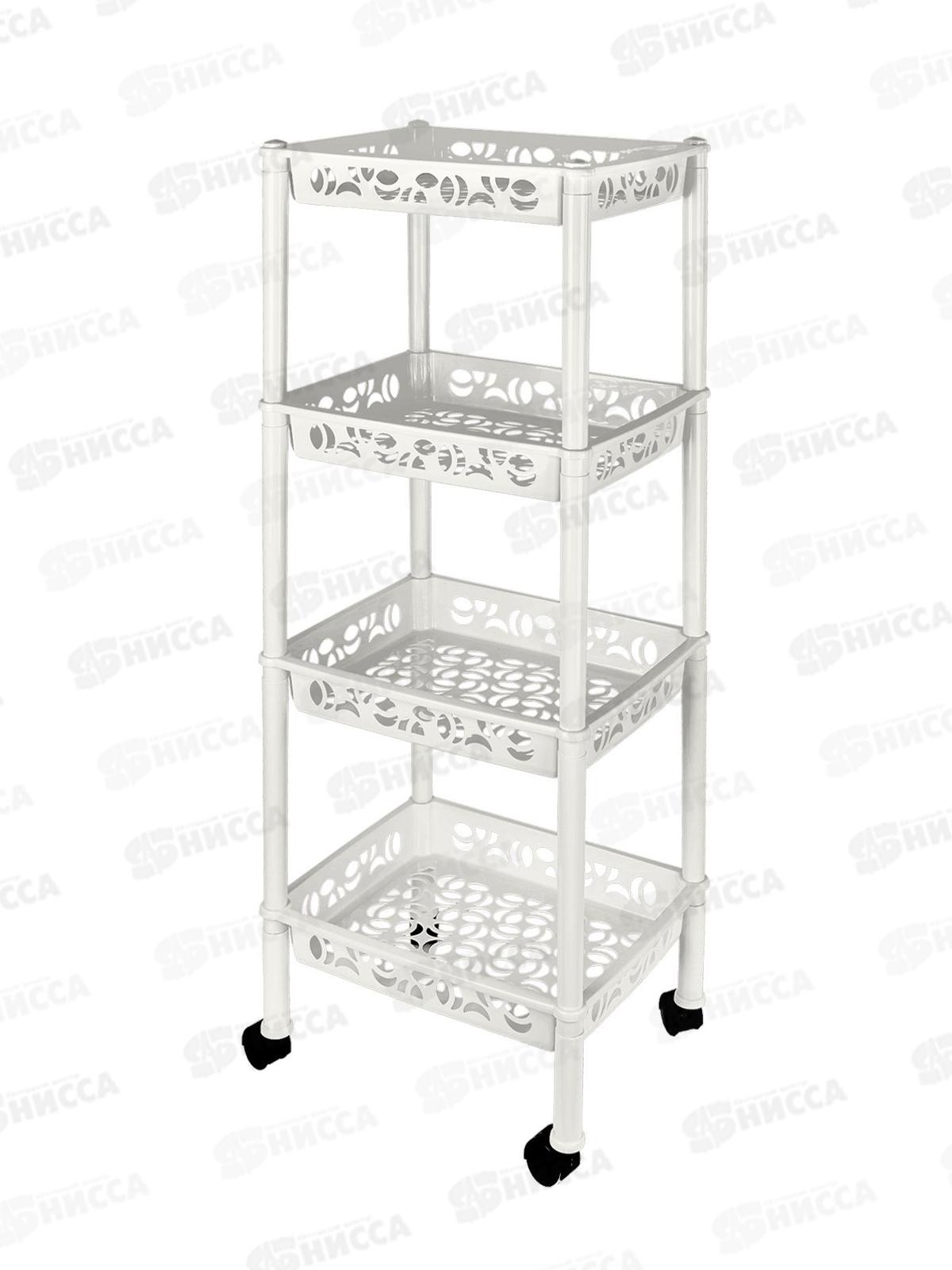 Этажерка  4-х секц. Keeplex на колесиках KL282712026