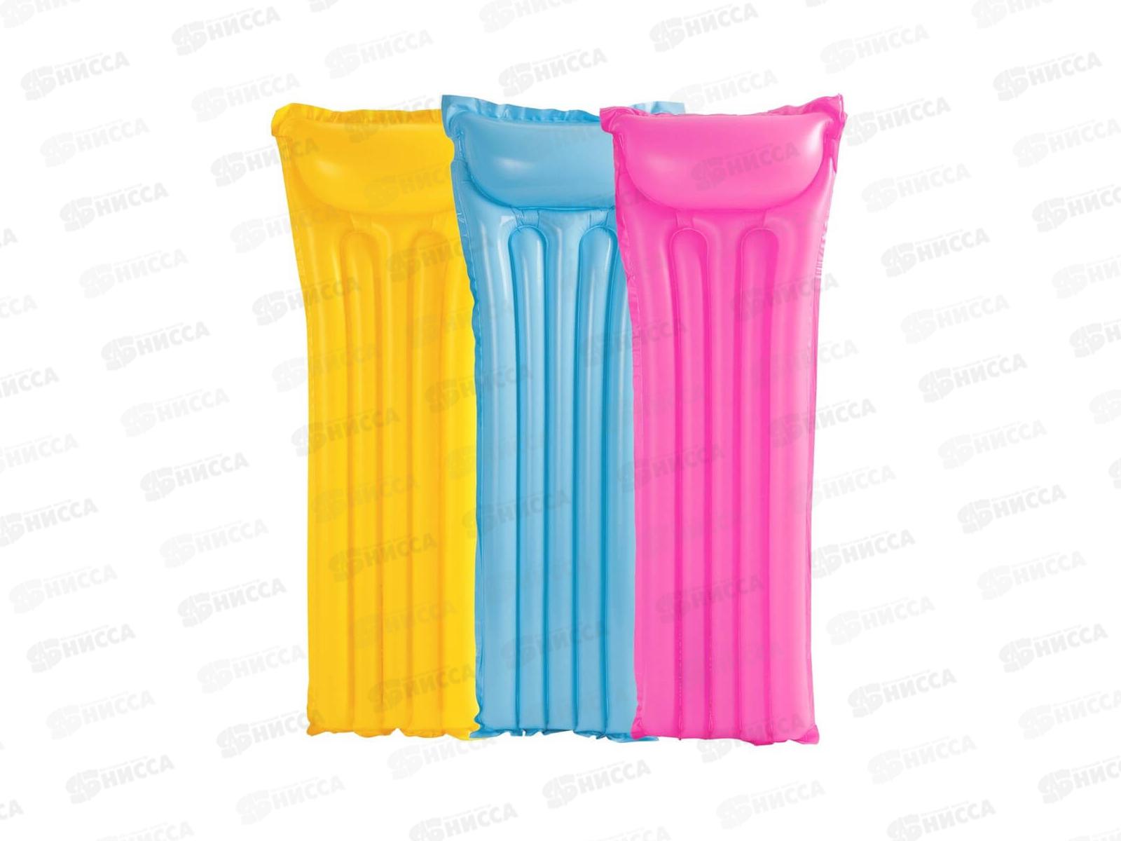 Матрас 59703EU (183*69см) 3 вида, в/п  INTEX *24