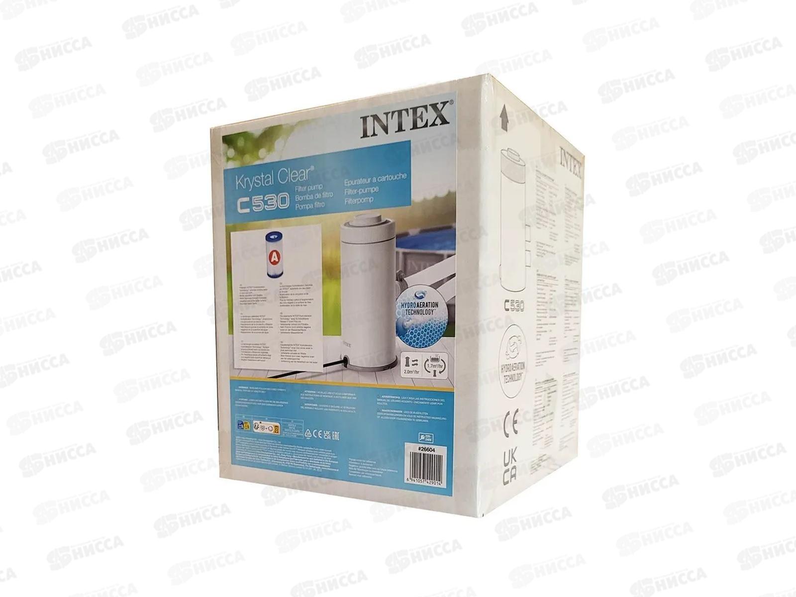 Фильтр-насос картриджный для бассейна 26604  INTEX  *4