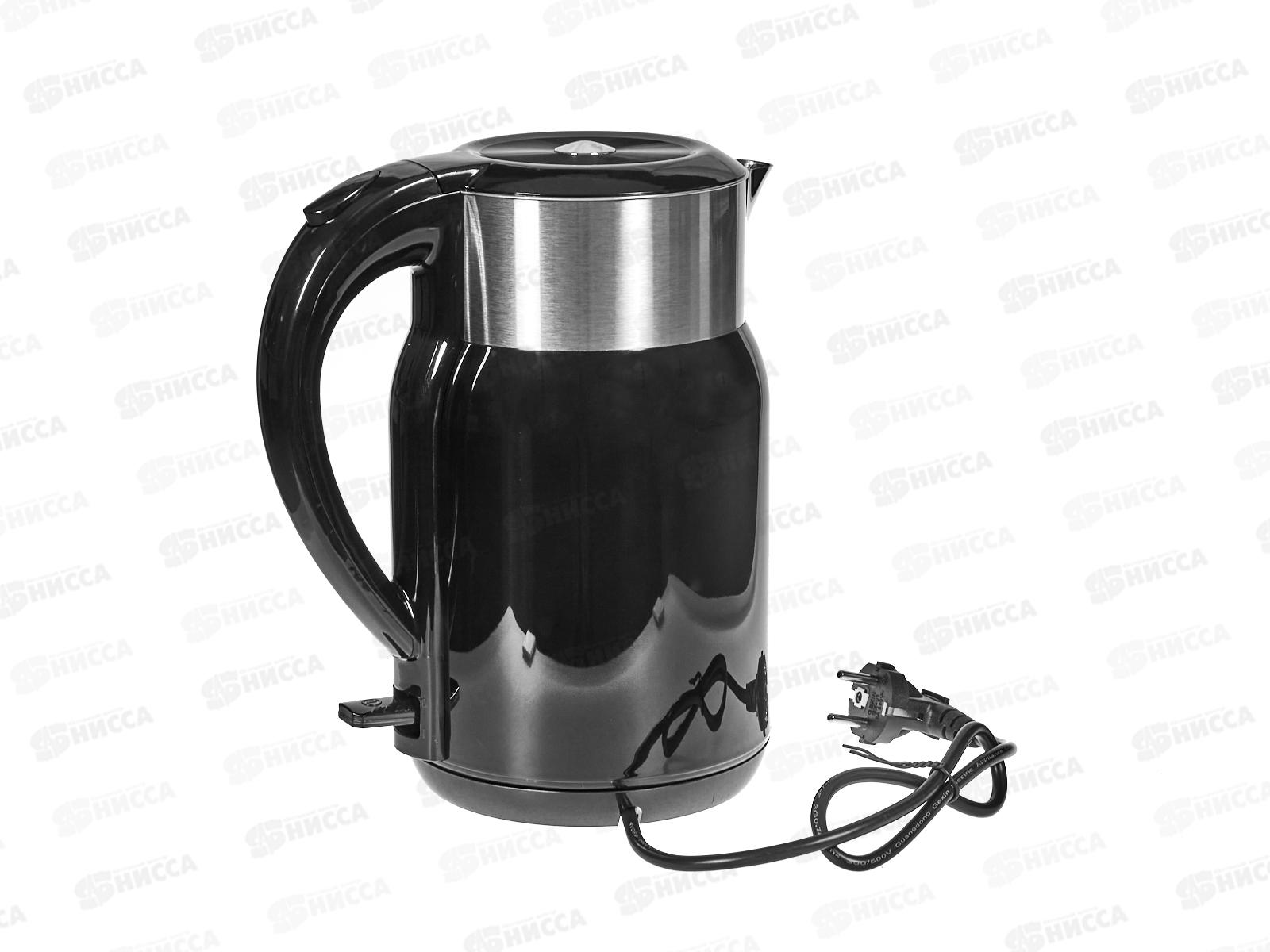 Чайник электрический SA-2182BK 1,8л Черный диск