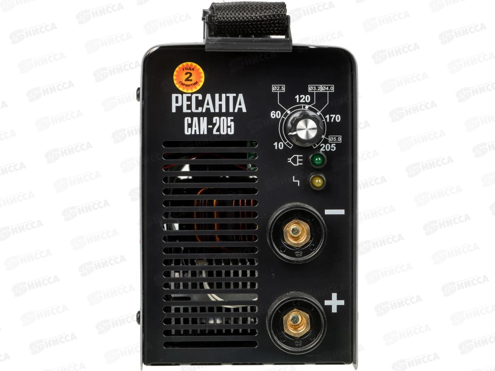 Сварочный аппарат инверторный 205А, Ресанта САИ205