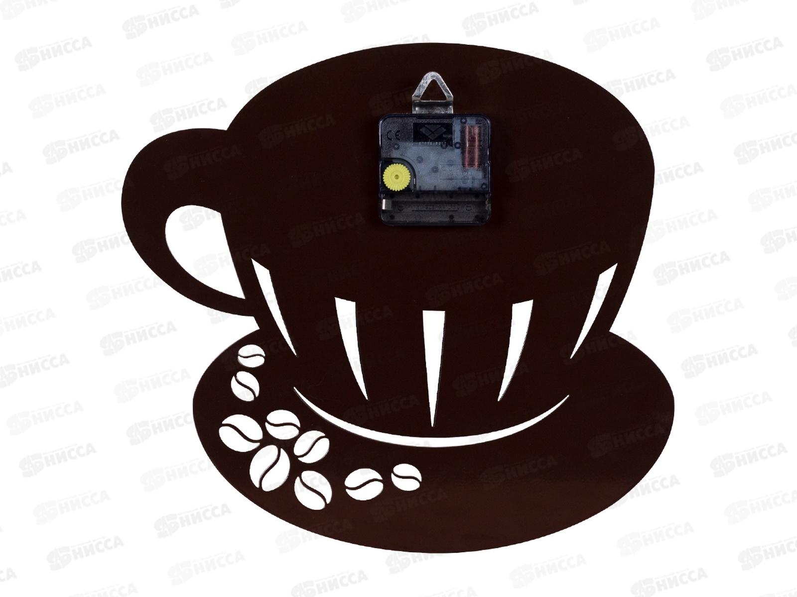 Часы настенные &quot21 Век&quot 2628-005 (10) из металл, корич+беж Капучино Рубин