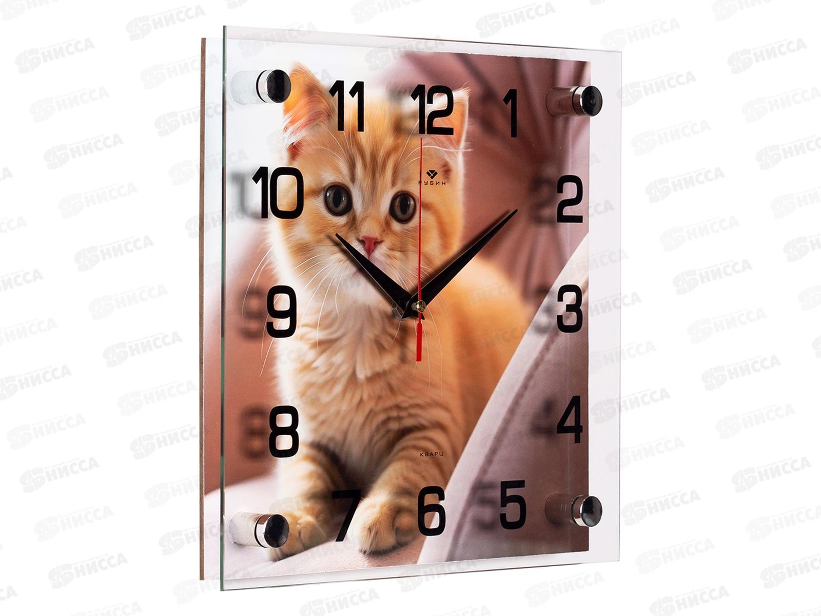 Часы &quot21 Век&quot 2525-056 Рыжий котенок Рубин