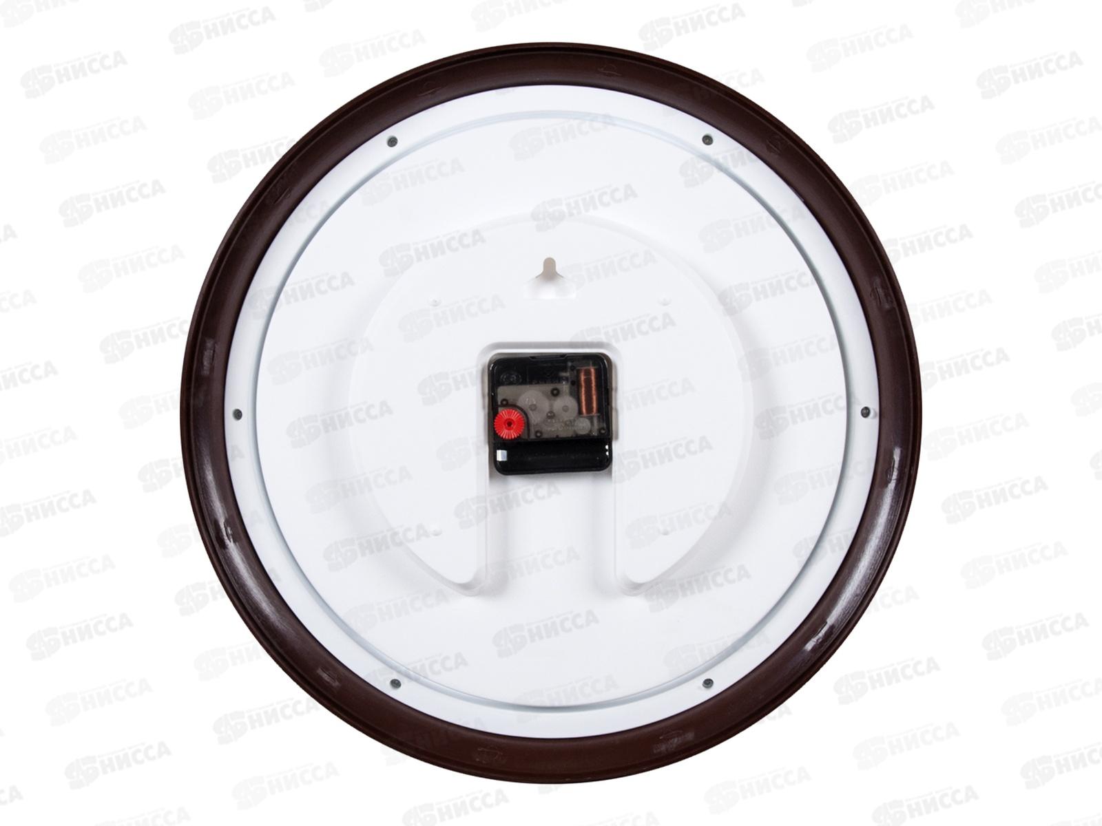 Часы настенные &quot21 Век&quot 3527-135 Br d-35 Классика  коричневый Рубин