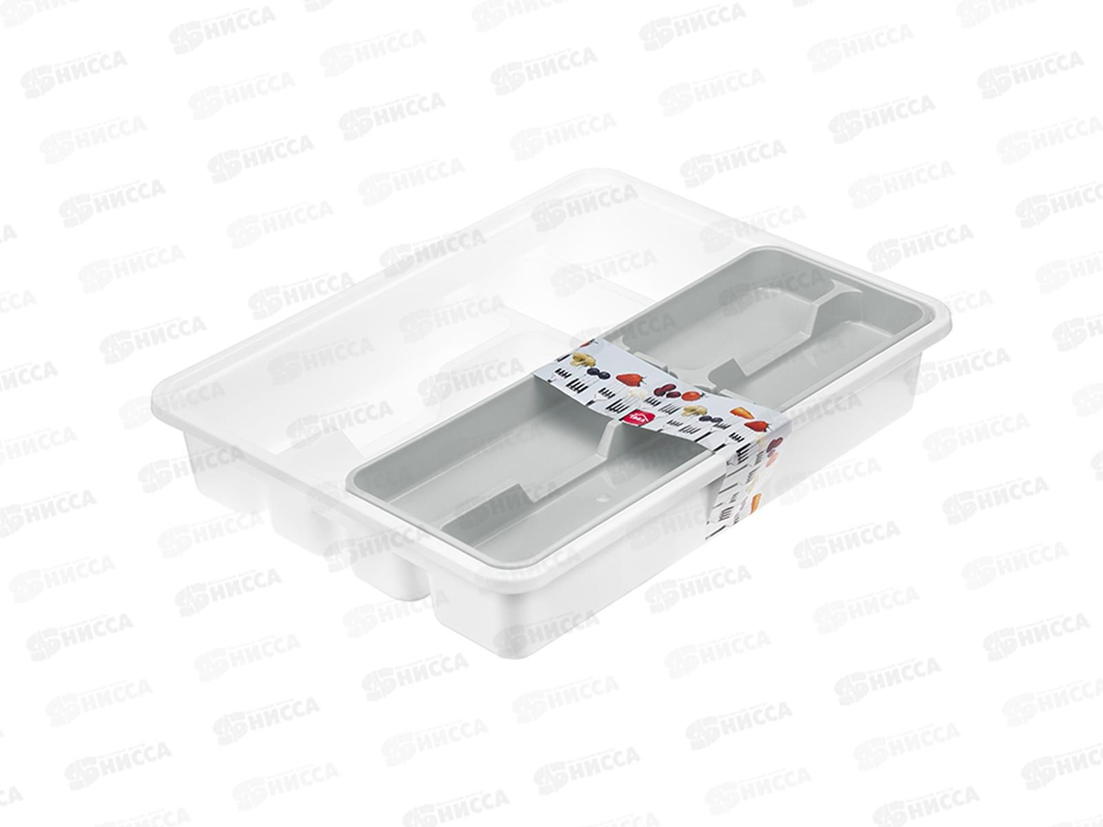 Лоток-вкладыш д/стол. приборов 2-х уров Смоки  М1146 *11