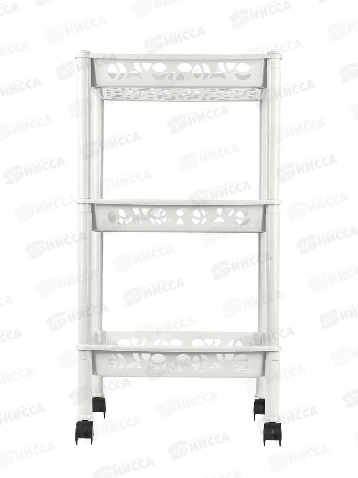 Этажерка  3-х секц. Keeplex на колесиках KL282612026