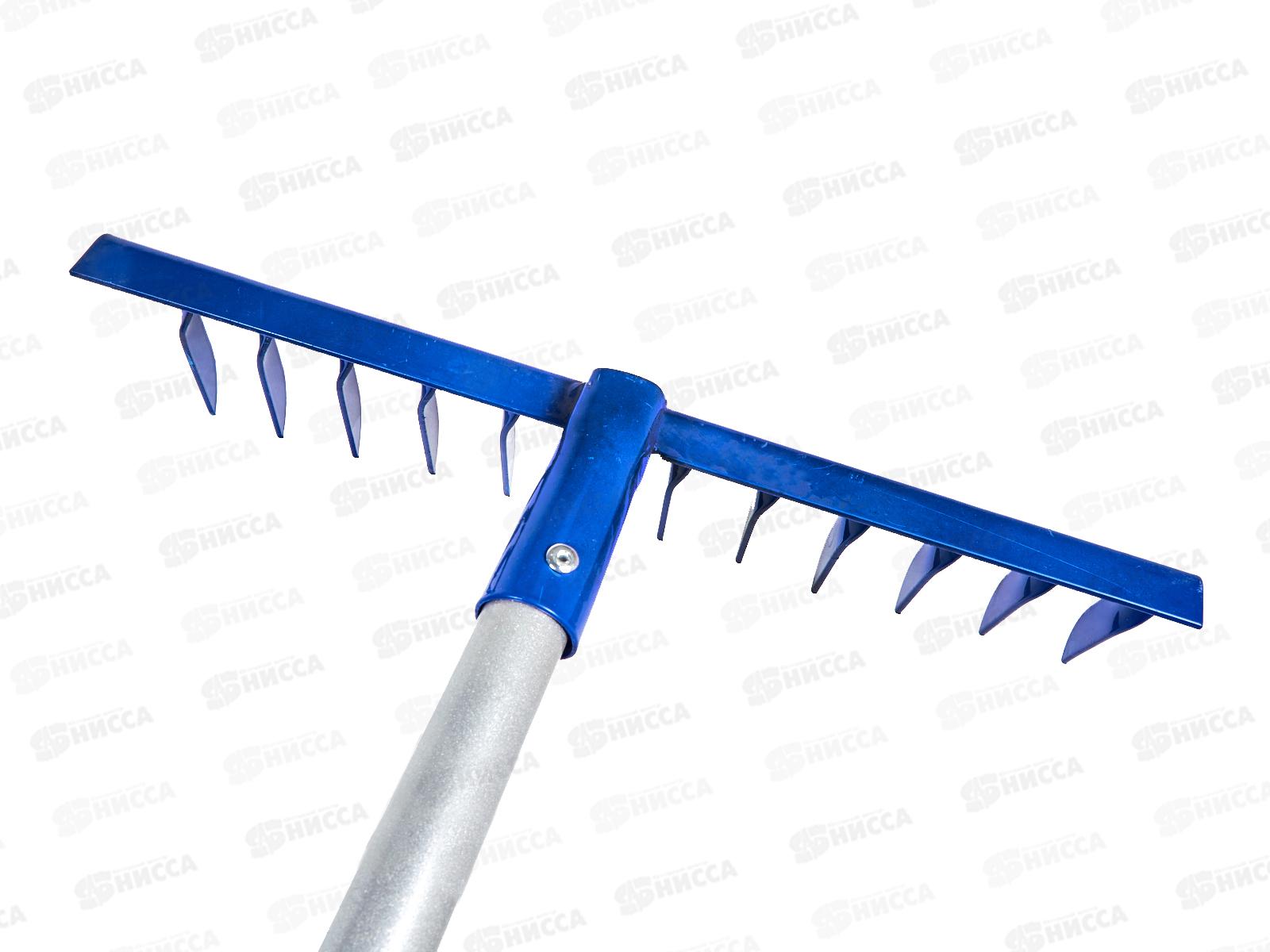 Грабли витые 12-ти зубые с алюминиевым черенком &quotФорсаж&quot, 012501