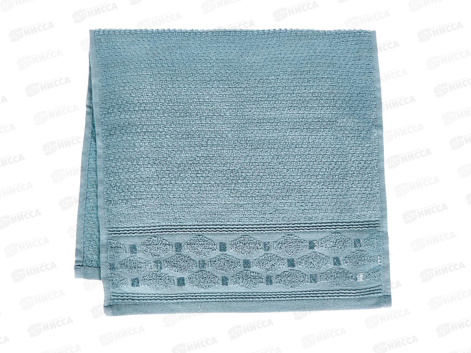 Полотенце махровое 30*60 LuxoR Латис серо-голубой