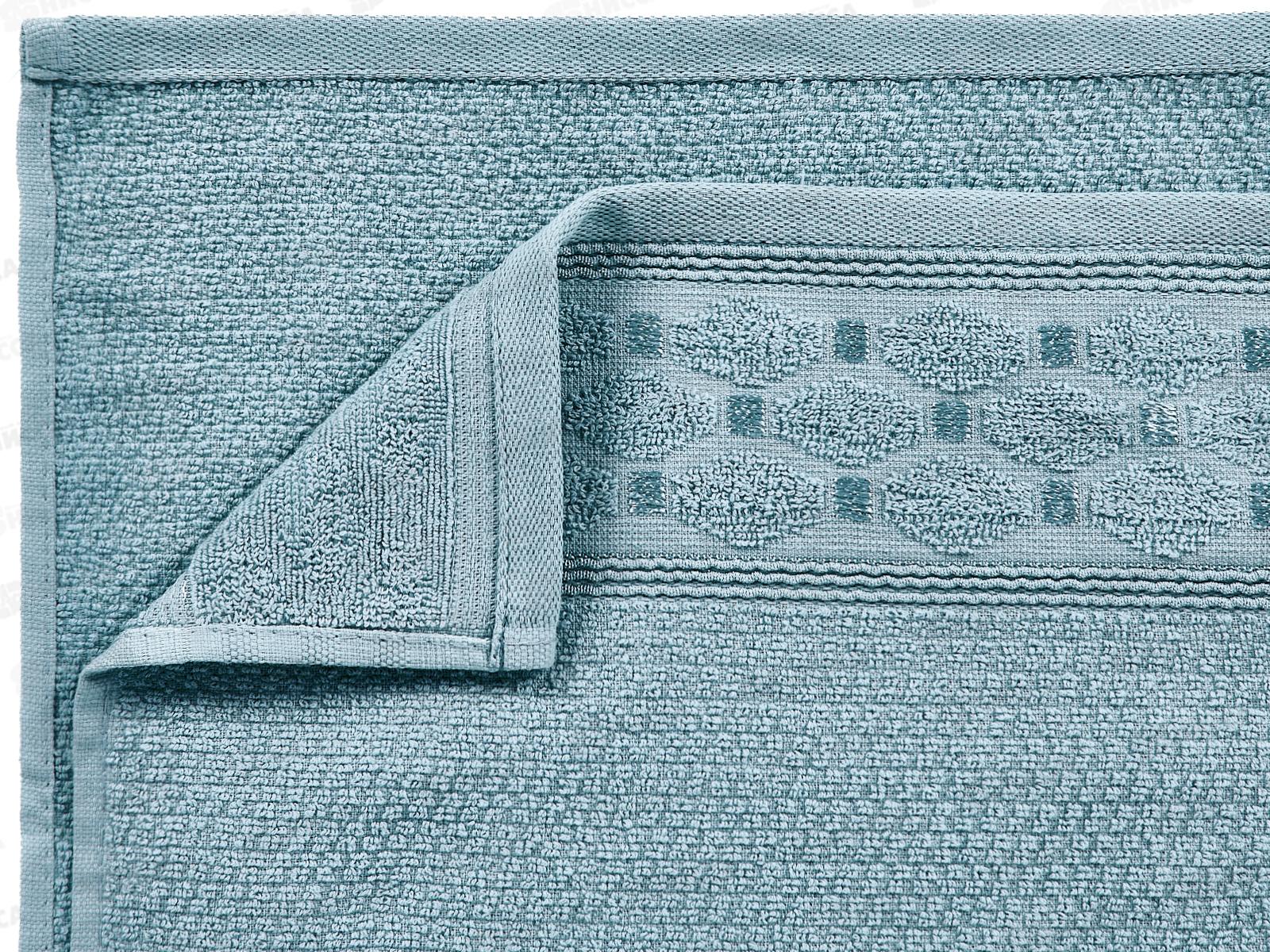 Полотенце махровое 30*60 LuxoR Латис серо-голубой