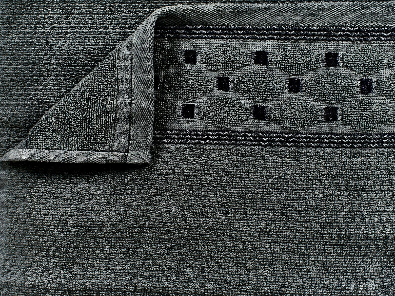 Полотенце махровое 30*60 LuxoR Латис темно-серый