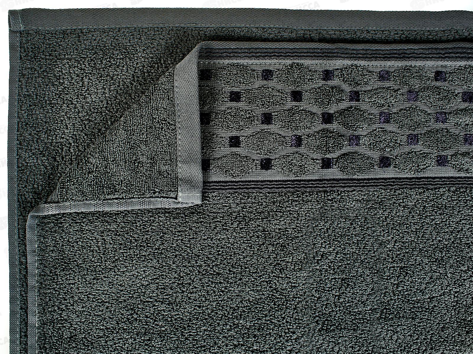 Полотенце махровое 50*90 LuxoR Латис темно-серый